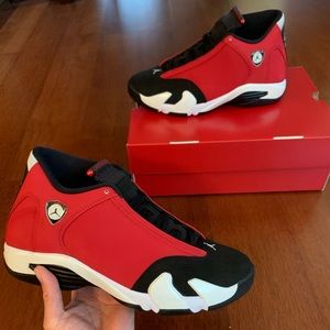 Jordan 14 Gym Red Toro Mens 9.5 DS